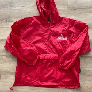BARU vintage Red Mackinac Bridge Windbreaker size men’s XLarge